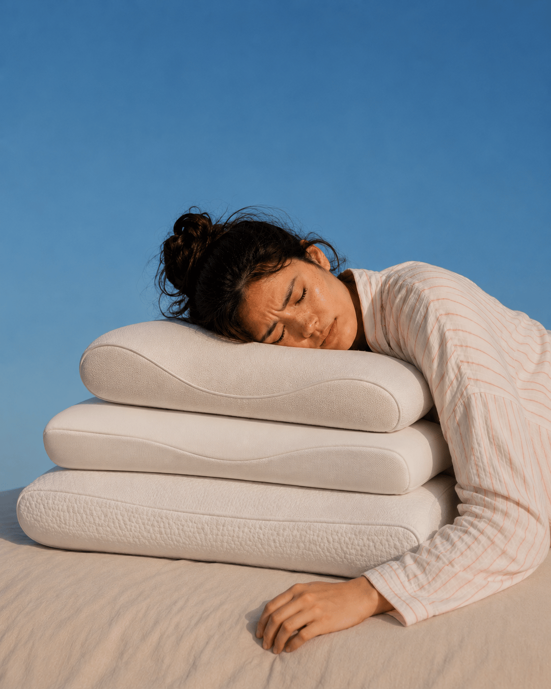 Product experiences — resting on a pillow